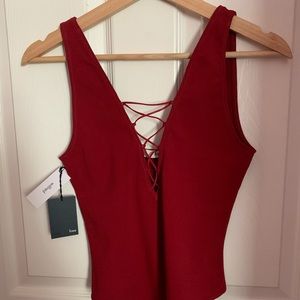 BWT Wilfred Red Bodysuit